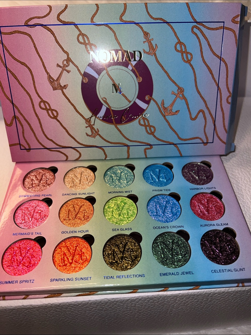 Nomad Cosmetics Ocean Cruising Eyeshadow Palette
